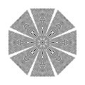 Abstract geometric circle design element. Lines pattern.Abstract geometric circle rotation pattern. mandala illusion.
