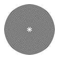 Abstract geometric circle design element. Lines pattern Royalty Free Stock Photo