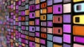 Abstract Geometric Colorful Blocks Pattern Royalty Free Stock Photo