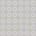 Geometric Abstract Floral Flower Plaid Vintage Vector Pattern Texture