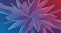 Abstract geometric composition featuring sharp, angular shapes resembling crystal Royalty Free Stock Photo