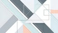 Abstract Geometric Composition with Soft Pastel Colors and Clean Lines Royalty Free Stock Photo
