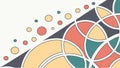 Abstract Geometric Corner Design, Modern Pattern, vector design Generative AI Royalty Free Stock Photo
