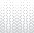 Abstract geometric deco art print halftone triangle pattern Royalty Free Stock Photo