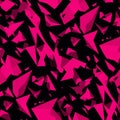 Abstract geometric design featuring a collection of sharp, angular shapes in vivid Royalty Free Stock Photo