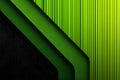 Modern Abstract Green and Black Textured Geometric Design for Prints Generative AI Royalty Free Stock Photo