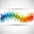 Gradient transitions smoothly from blue through green, yellow, and Royalty Free Stock Photo