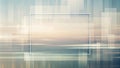 Abstract geometric design with a subtle, blank rectangular frame for text or image placement. Generative AI Royalty Free Stock Photo
