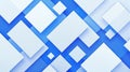 Abstract Geometric Design with White Squares on a Blue Background Royalty Free Stock Photo