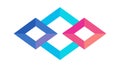 Abstract Geometric Diamond Shapes, Modern Design Element Icon, vector design Generative AI Royalty Free Stock Photo