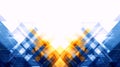 Abstract Geometric Digital Background with Blue and Orange Gradients Royalty Free Stock Photo