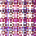 Abstract geometric digitally rendered cubist pattern