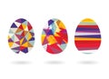 Abstract Geometric Easter Egg