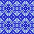 Abstract geometric ethnic oriental seamless pattern traditional design for background or wallpaper Royalty Free Stock Photo