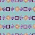 Abstract geometric fantasy modern seamless pattern