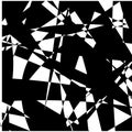 Abstract Geometric Fragmentation Pattern Royalty Free Stock Photo
