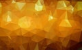 Abstract Geometric Gold and White Abstract Vector Background for Use in Design. Modern Polygon Texture