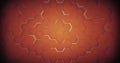 Abstract geometric honey gold hexagone background. 3D rendering. 3D illustration