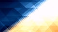 Abstract Geometric Gradient Background - Blue to Yellow Royalty Free Stock Photo