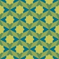 Abstract geometric graphic pattern green color tone background