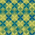 Abstract geometric graphic pattern green color tone background