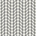 Abstract geometric grid. Black and white minimal graphic design print pattern