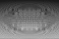 Abstract geometric halftone pattern in 3D convex shape