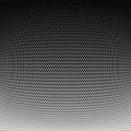 Abstract geometric halftone pattern in 3D convex spherical shape