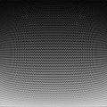 Abstract geometric halftone pattern in 3D convex spherical shape