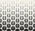 abstract geometric hexagon halftone gradient pattern