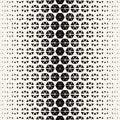 Abstract geometric hexagon halftone gradient pattern