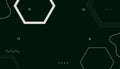 abstract geometric hexagon memphis black and white background