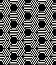 Abstract geometric hexagon unique graphic pattern background Royalty Free Stock Photo