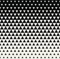 Abstract geometric hipster fashion design print halftone triangle pattern