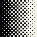 Abstract geometric hipster fashion halftone square pattern