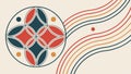 Abstract Geometric Lines Pattern, Modern Design, Visual Rhythm, vector design Generative AI Royalty Free Stock Photo