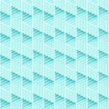 Abstract geometric lines seamless pattern vector torquise background Royalty Free Stock Photo