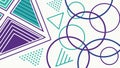 Abstract Geometric Lines Shapes - Dynamic Modern Composition, vector design Generative AI Royalty Free Stock Photo