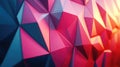 Abstract geometric low poly pattern background Royalty Free Stock Photo