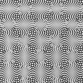 Abstract geometric mesh, grid pattern of interweaved, interlocking lines, stripes. Cellular matrix, web texture of intersecting Royalty Free Stock Photo
