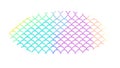 Abstract Geometric Mesh Pattern, Modern Digital Texture, Interwoven Structure, vector design Generative AI Royalty Free Stock Photo