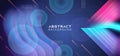 Abstract geometric minimal fluid wallpaper. Colorful geometric background. Liquid shapes composition. Eps10 vector