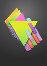 Abstract geometric modern background