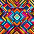 277 Abstract Geometric: A modern and abstract background featuring geometric shapes in bold and vibrant colors that create a con