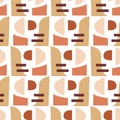 Abstract Geometric modern seamless pattern