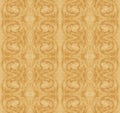 Seamless delicate spiral pattern light brown