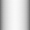 Abstract geometric monochrome rounded square pattern background - vector design with diagonal squares in varying sizes Royalty Free Stock Photo