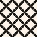 Abstract geometric monochrome seamless pattern Royalty Free Stock Photo