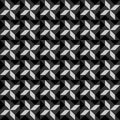 Abstract geometric monochrome seamless pattern Royalty Free Stock Photo