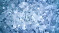 Abstract geometric mosaic background composed of irregular polygon shapes in soft blue tones. Modern crystalline pattern Royalty Free Stock Photo